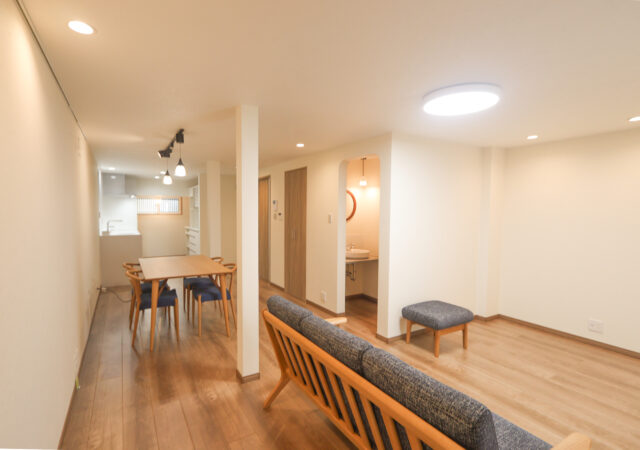 【京都市下京区】倉庫からゆとりの家へ―光と安心の終の住まい