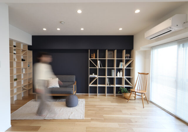 【京都市上京区】和室をつなげて明るいLDKに　一人暮らしのためのマンションリフォーム